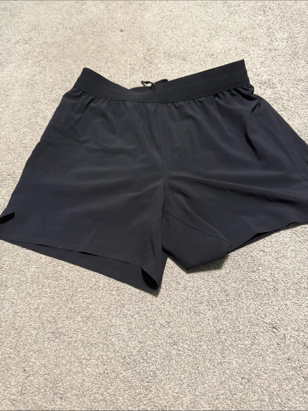 all in motion Black Men's Athletic Shorts with Elastic Waist